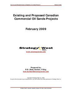 Oil Sands Regulatory Overview