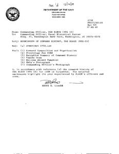 DEPARTMENT OF THE N A W USS ELROD IFFG[removed]FLEET POST OFFICE MIAMI[removed]