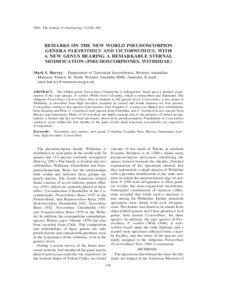 Plant anatomy / Seta / Zoology / Biology / Pseudoscorpions