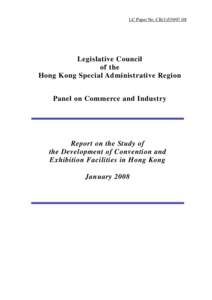 LC Paper No. CB[removed]Legislative Council of the Hong Kong Special Administrative Region Panel on Commerce and Industry