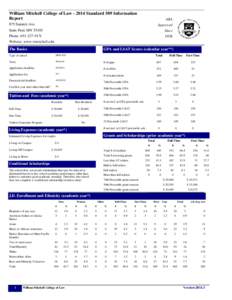 [removed]William Mitchell College of Law[removed]Standard 509 Information[removed]Report 875 Summit Ave Mitchell