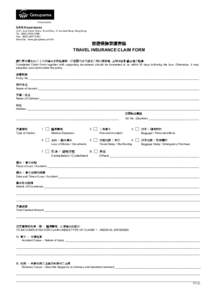 Microsoft Word - Claim Form - Travel.doc