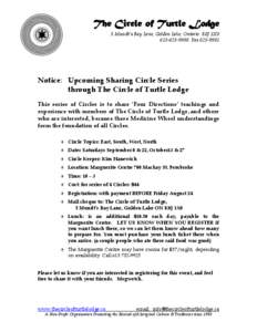 Microsoft Word - Notice of Upcoming Circles.doc