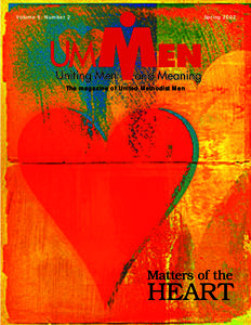 Volume 5, Number 2  Spring 2002 The magazine of United Methodist Men
