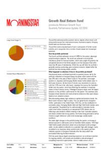 Investment / Financial markets / Financial services / Financial risk / Actuarial science / Asset allocation / Investment management / Rate of return / Investment fund / Valuation / Finance / Morningstar /  Inc.