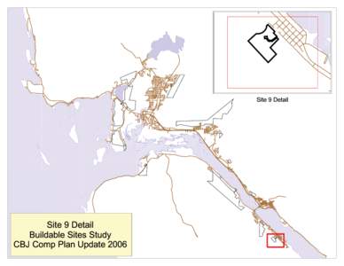 CBJ Comprehensive Plan 2006 Update - Buildable Sites Analysis - Project Maps