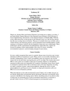 Carcinogens / War on Cancer / Breast cancer / Risk factors / Epidemiology of cancer / Cancer / BRCA1 / Risk factors for breast cancer / Frederick Pei Li / Medicine / Oncology / Carcinogenesis