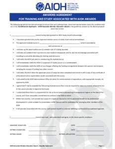 Microsoft Word - Associate Member Award Agreement