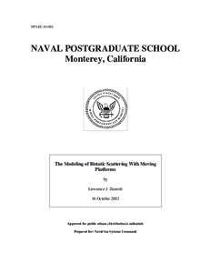 Scattering / Bistatic sonar / Physics / Radar / Sonar