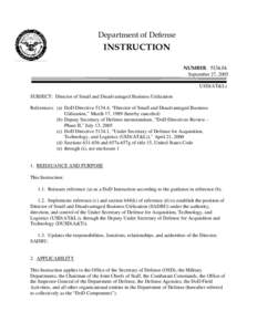 Military science / Military-industrial complex / Under Secretary of Defense for Acquisition /  Technology and Logistics / Government / United States Secretary of Defense / United States Department of Defense / Department of Defense Whistleblower Program / Assistant Secretary of Defense for Logistics and Materiel Readiness / Military acquisition / United States federal executive departments / Office of the Secretary of Defense