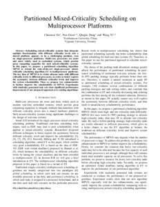 Partitioned Mixed-Criticality Scheduling on Multiprocessor Platforms