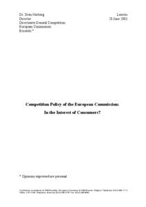 Cartel / Competition law / Price fixing / BPB plc / Article 101 of the Treaty on the Functioning of the European Union / Volkswagen / European Union / European Commissioner for Competition / Anti-competitive practices / Anti-competitive behaviour / Business / Economics