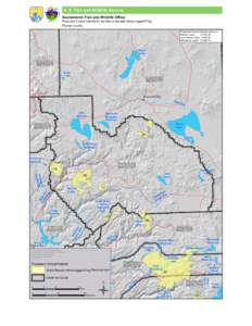 U. S. Fish and Wildllife Service  Sacramento Fish and Wildlife Office Proposed Critical Habitat for the Sierra Nevada Yellow-legged Frog Plumas County