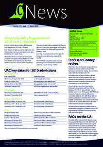 Universities Admission Index / HSC distinction courses / Higher School Certificate / Universities Admissions Centre / Undergraduate Medicine and Health Sciences Admission Test / Special Tertiary Admissions Test / Medical school / High school / Australian Tertiary Admission Rank / Education / Education in the Australian Capital Territory / Education in Australia