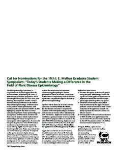 APS Foundation Now Accepting Applications for the 2011 Raymond J. Tarleton Student Fellowship Applications are now being sought for the graduate student fellowship, established by Raymond J. Tarleton, past executive vice