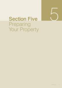 Section Five Preparing Your Property 5