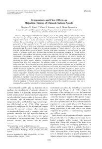 Transactions of the American Fisheries Society 138:1252–1265, 2009 Ó Copyright by the American Fisheries Society 2009 DOI: [removed]T08-180.1