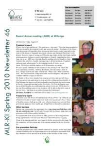 Spring 2010 newsletter 46.pub