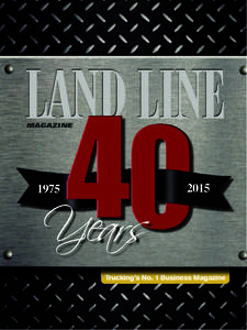 LAND LINE MAGAZINE Years  1975