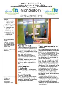 Alphense Montessorischool, Preludeweg 15-17, 2402 HB Alphen a/d Rijn  