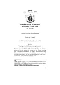 Government / Inland Revenue Department / Taxation in New Zealand / Parliamentary Counsel Office