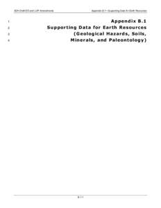 Draft Environmental Impact Statement and Land Use Plan Amendments for the Boardman to Hemingway Transmission Line Project: Appendix B.1