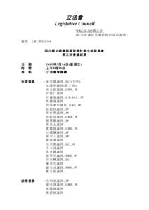 立法會 Legislative Council WKCD-109號 文 件 (此 份 會 議 紀 要 業 經 政 府 當 局 審 閱 ) 檔 號 ： CB1/HS/2/04 西九龍文娛藝術區發展計劃小組委員會