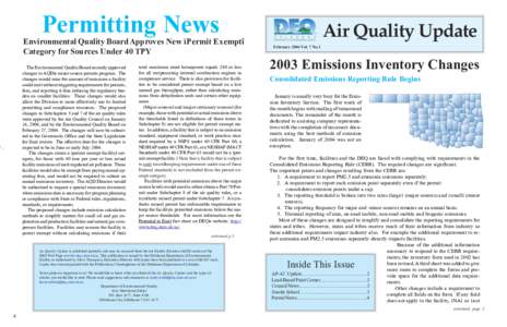 Pollution / Clean Air Act / Oklahoma Department of Environmental Quality / Emission standard / Emission intensity / AP 42 Compilation of Air Pollutant Emission Factors / United States Environmental Protection Agency / Title 40 of the Code of Federal Regulations / Air pollution / Air dispersion modeling / Atmosphere