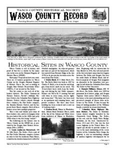 Wasco County Historical Society  Wasco County Record Providing Education and Preservation of the History of Wasco County, Oregon[removed]Rorick House