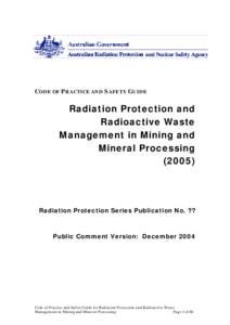 Medicine / Ionizing radiation / Radiation protection / Radioactive waste / Nuclear safety / United States Environmental Protection Agency / Radiation exposure / Occupational safety and health / National Commission for Radiation Protection of Ukraine / Radiobiology / Nuclear physics / Physics