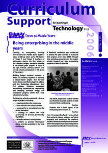 Curriculum Support Technology for teaching in 7-12 Vol. 11 No. 3