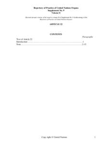 International relations / United Nations Conciliation Commission / United Nations System / International Law Commission / United Nations General Assembly Resolution 194 / Reform of the United Nations / United Nations General Assembly Sixth Committee / Office of the United Nations High Commissioner for Human Rights / United Nations / Arab–Israeli War / Palestinian refugees