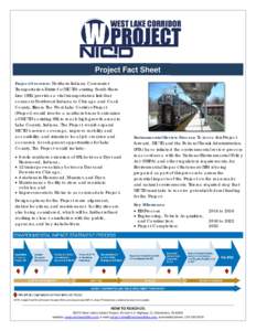 Microsoft Word - NICTD West Lake_Project Fact Sheet_Final_28Oct14