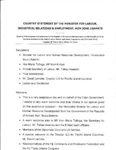 Republics / International Labour Organization / Outline of Kiribati / United Nations / Kiribati / Micronesia