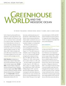 Greenhouse  World AND THE MESOZOIC OCEAN