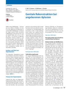 Leitthema Gynäkologe 2016 · 49:87–93 DOIs00129x Online publiziert: 17. November 2015 © Springer-Verlag Berlin Heidelberg 2015 Redaktion