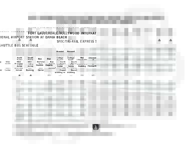 Geography of Florida / Florida / Fort Lauderdale Airport station / Fort Lauderdale /  Florida / Dania Beach /  Florida / Fort LauderdaleHollywood International Airport / Tri-Rail / Fort Lauderdale station / Bus stop
