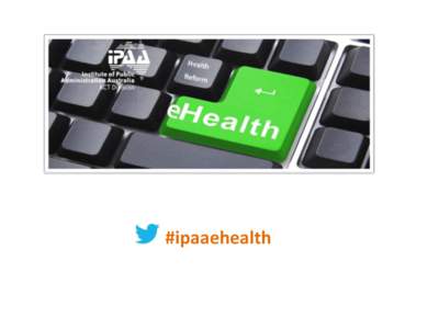 #ipaaehealth  Chair Ms Samantha Palmer, First Assistant Secretary, Indigenous and Rural