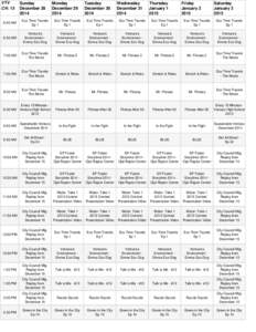 VTV Program Schedule[removed]xlsx