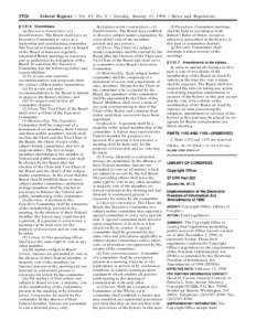 1926 § [removed]Federal Register / Vol. 63, No. 8 / Tuesday, January 13, [removed]Rules and Regulations Committees.
