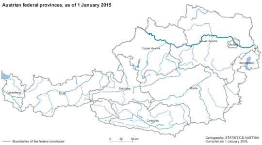 Austrian federal provinces, as of 1 January[removed]Lower Austria Upper Austria  Vienna