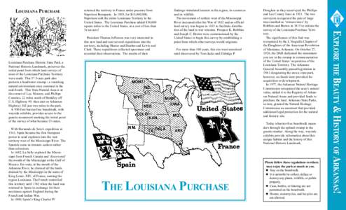 States of the United States / Louisiana / Arkansas / Joseph C. Brown / Mississippi River / Louisiana Purchase State Park / Outline of Arkansas / Geography of the United States / Southern United States / Confederate States of America