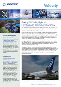 Velocity  News from the Boeing world August 2010