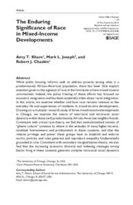 [removed]research-article2014 UARXXX10.1177/1078087414537608Urban Affairs ReviewKhare et al.  Article