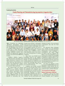 Medi News  Fostering Innovations Family Planning and Telemedicine bag top awards at Jugaad-a-thon