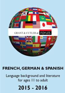 About Grant & Cutler at Foyles Foreign language specialist Grant & Cutler was established in 1936 and merged with Foyles in MarchAwardwinning bookseller Foyles was established in 1903 and has the largest range of