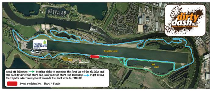 dirty dash10k HOLME PIERREPONT t NOTTINGHAM Regatta Lake