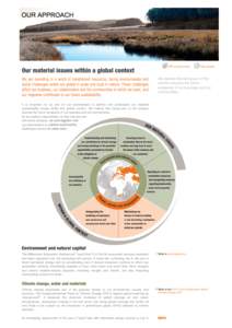 Our material issues within a global context | Our approach | Sustainable development report 2013 | Mondi Group