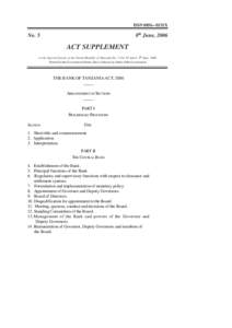 Africa / Banks / Central Bank of the Republic of Turkey / Central bank / Bank of Guyana / State Bank of Pakistan / Bank of Tanzania / Economy of Tanzania / Government of Tanzania