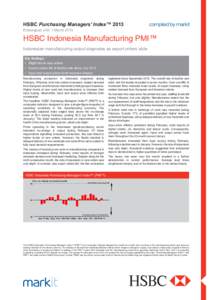 HSBC Indonesia Manufacturing PMI (Eng) – 1303